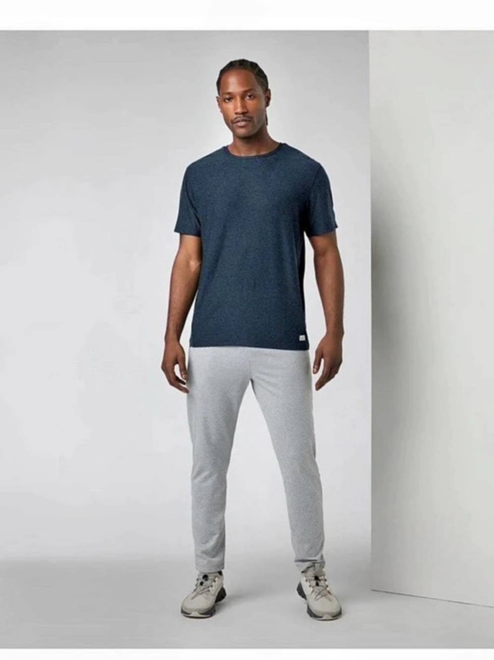 Vuori Strato Tech Tee-Navy Heather
